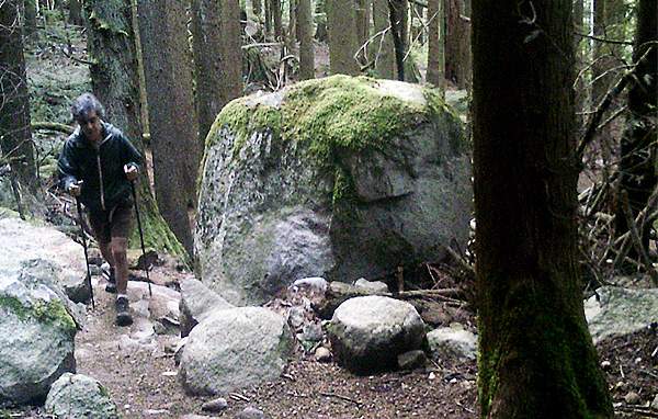 52-year-old Ali Naderi, in a still from video footage taken the day he was last seen hiking up a trail on Eagle Mountain on August 23.
