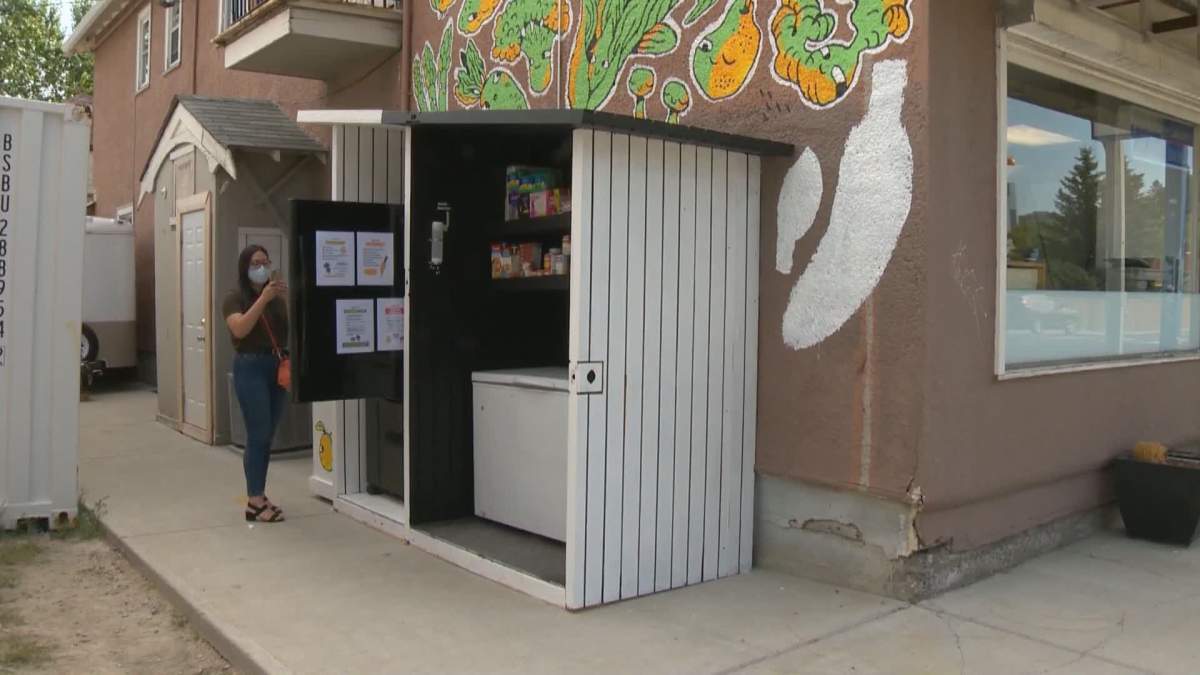 Calgary community fridge serves up fresh food