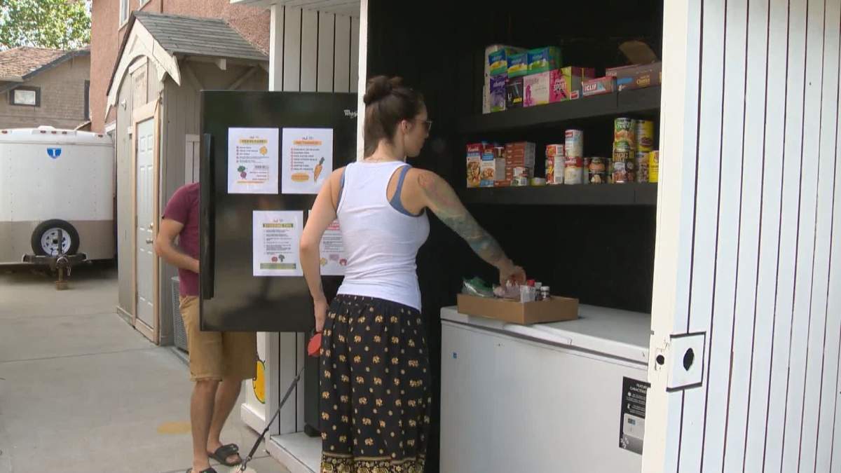 Calgary community fridge serves up fresh food