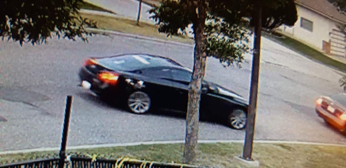 The suspect vehicle was last seen in the 200 block of Sandarac Place N.W. as it fled the scene.