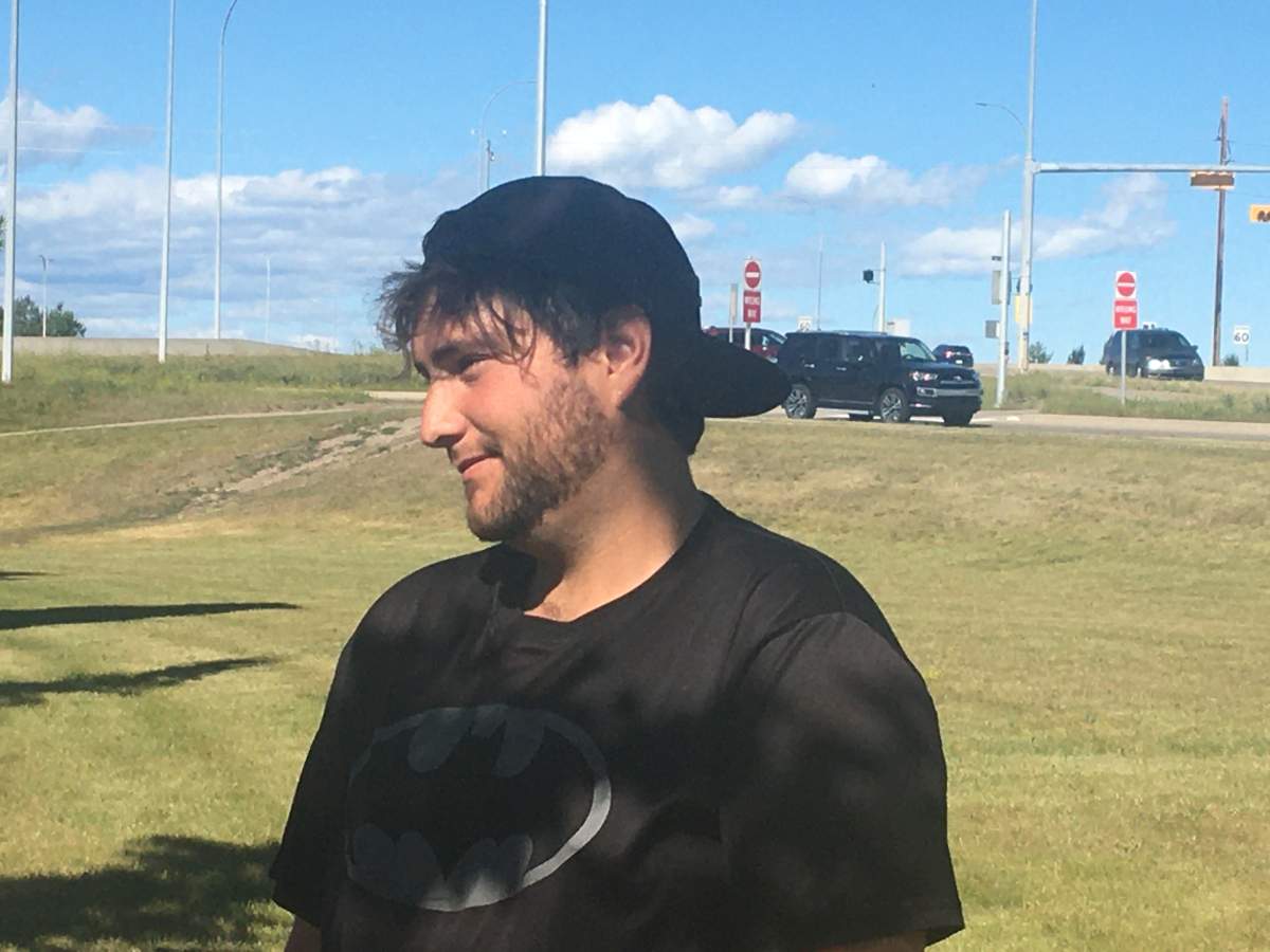 Tim Duxbury spoke to Global News after he witnessed a drowning Saturday near the Seebe Dam.