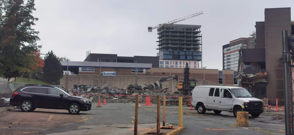 CBC TV parking garage