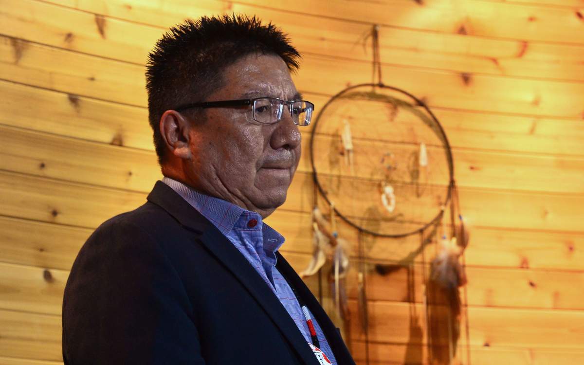 Alvin Fiddler appears in a file photo on July 24, 2017. 