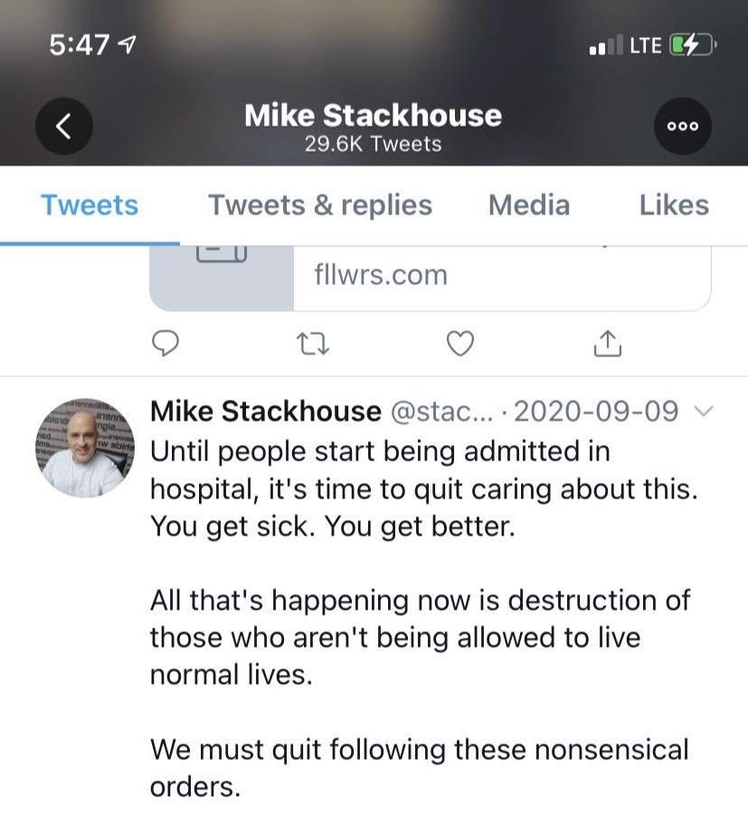 Mike Stackhouse / Twitter