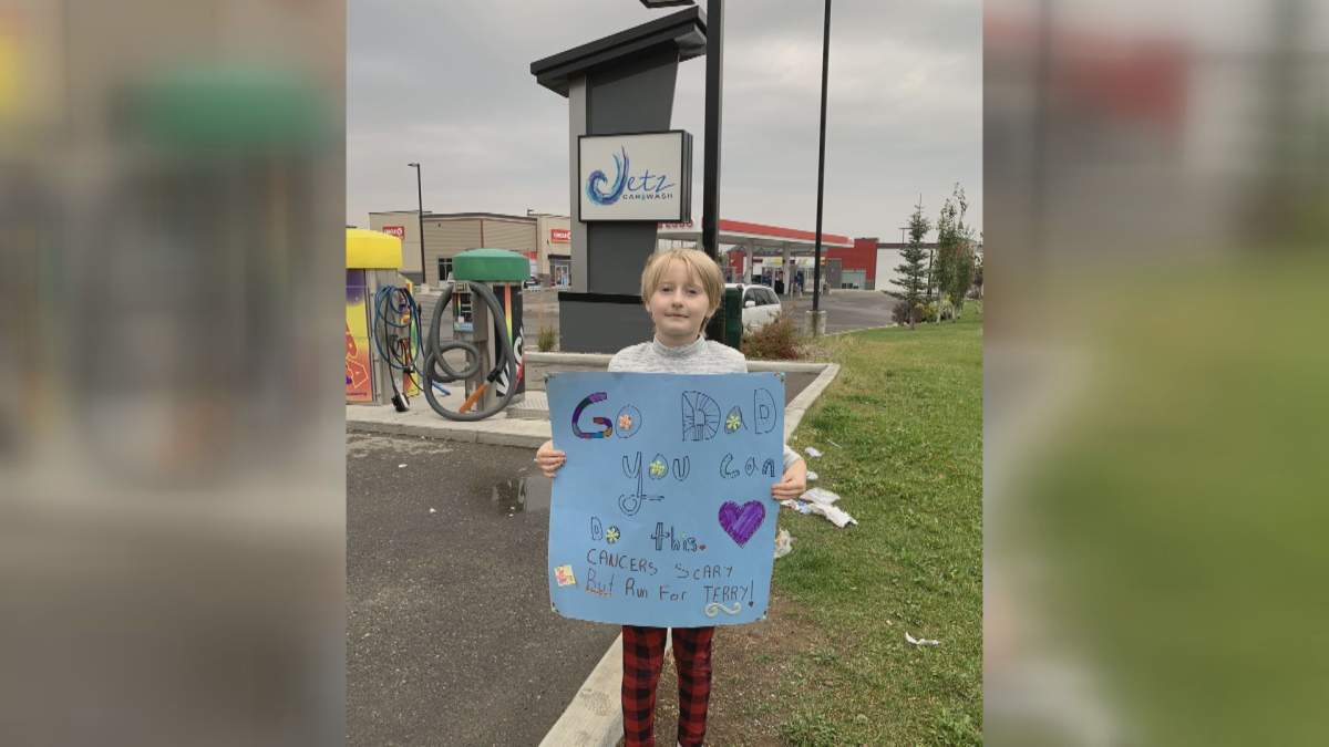 McBeath’s family cheered him on throughout the marathon.