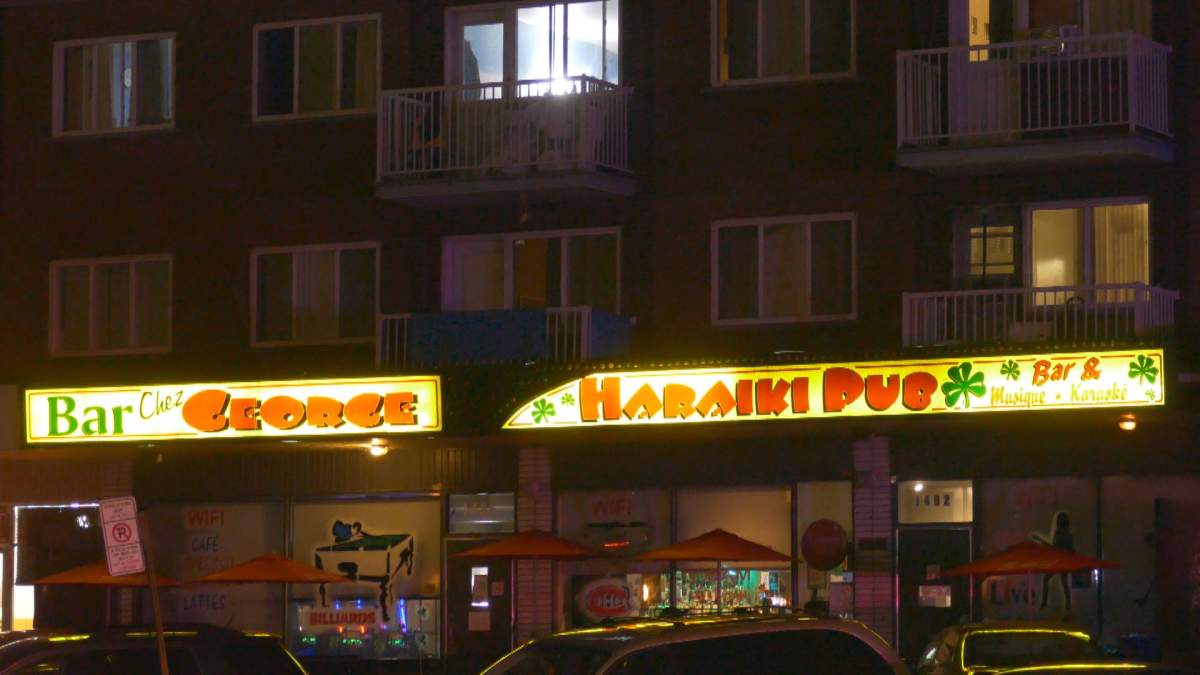Montreal police are searching for a suspect following a shooting at a LaSalle bar the night of Tuesday, September 1, 2020.