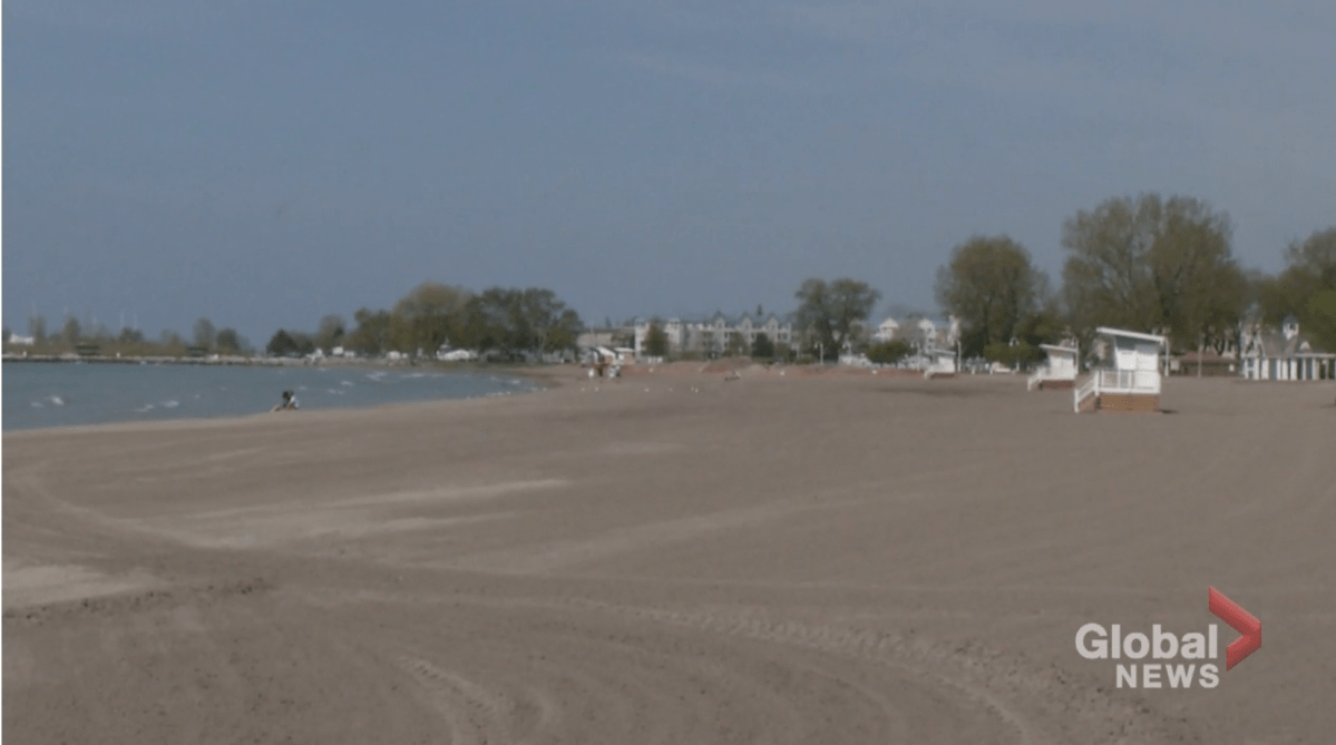 Victoria Beach in Cobourg reopened on Tuesday but will be closed on weekends until mid-October.