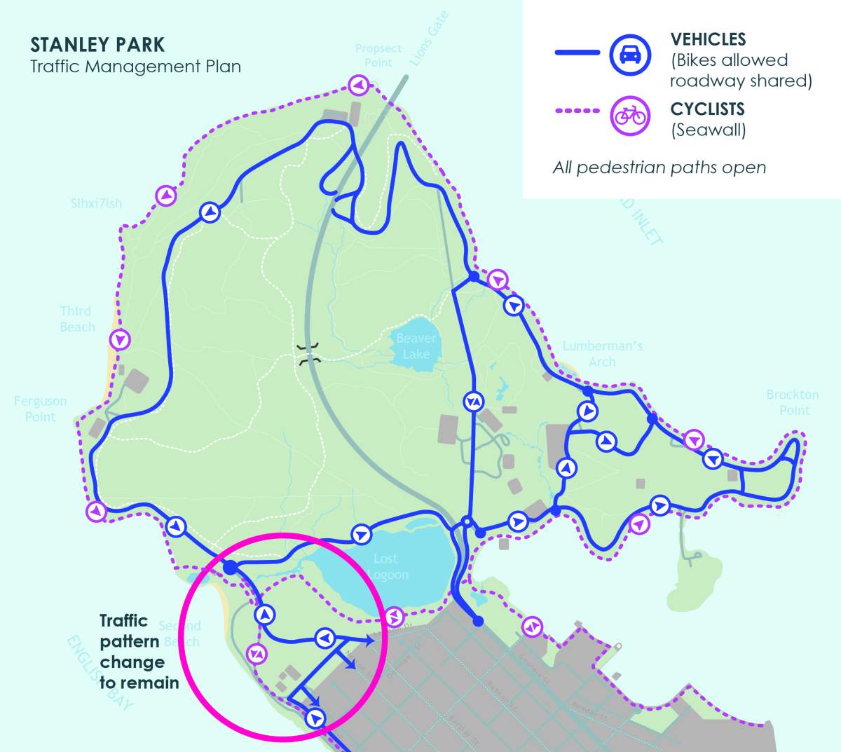 Controversial Stanley Park bike lane to be removed next weekend - image