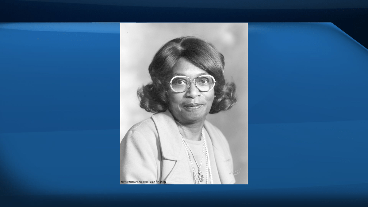 A photo of Virnetta Anderson, the first Black member of Calgary’s city council.