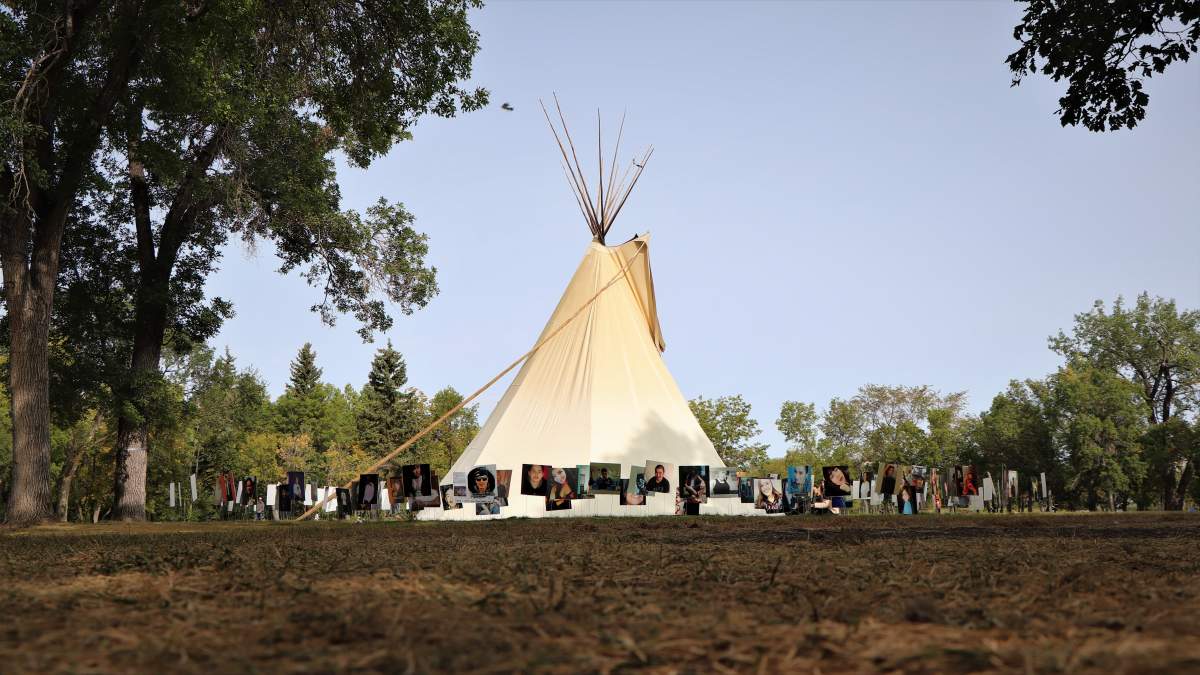 Tristen Durocher completed his 44-day ceremonial fast on the west lawn of the Saskatchewan legislature