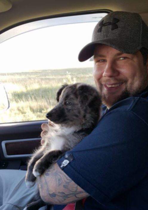 The 35-year-old, who has since been identified as Dustin Kusch, died at the scene.