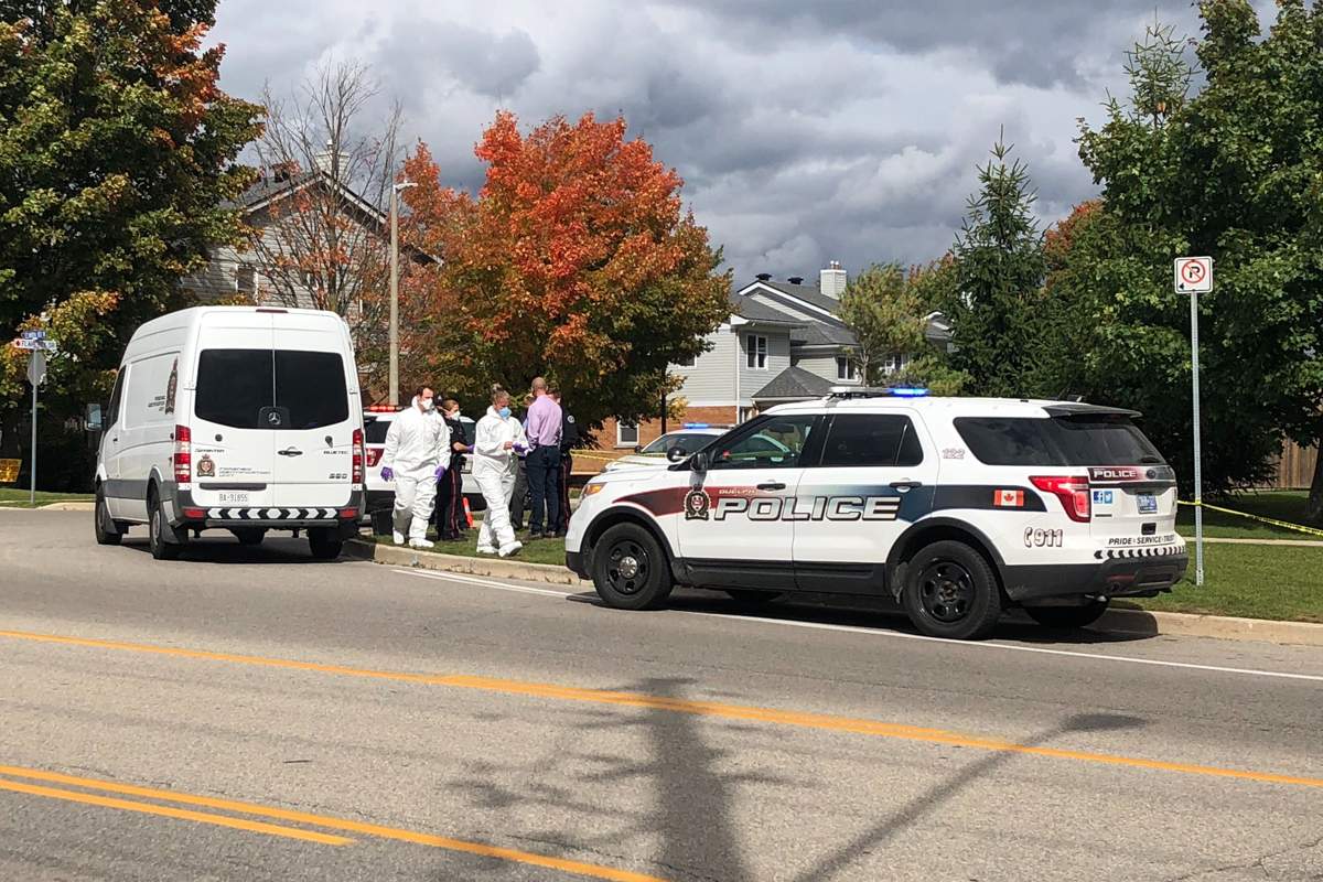 Guelph police are conducting an investigation at a home on Elmira Road and Flaherty Drive.