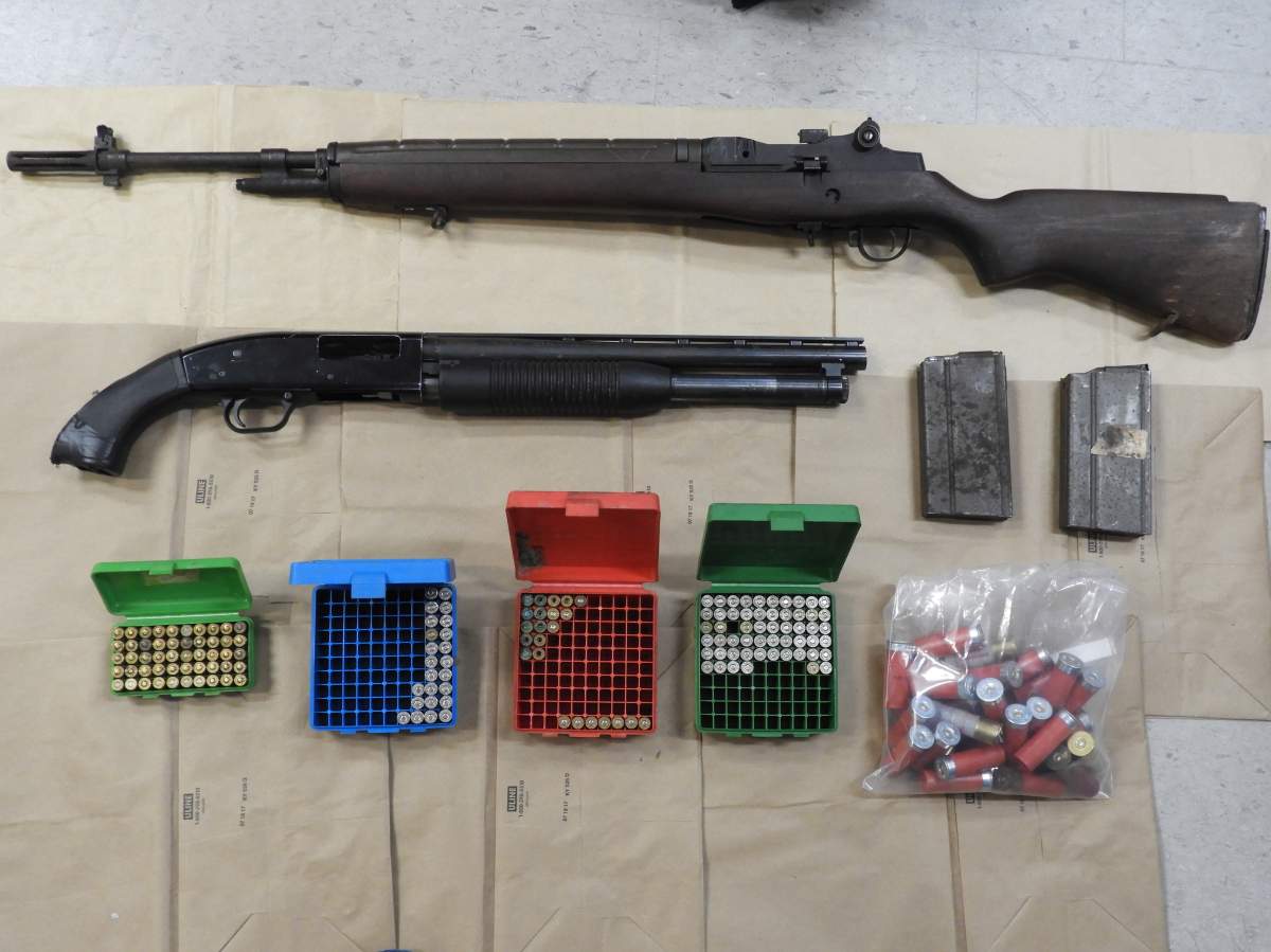 Two Peterborough residents are facing gun and drug charges after a police investigation on Thursday afternoon.