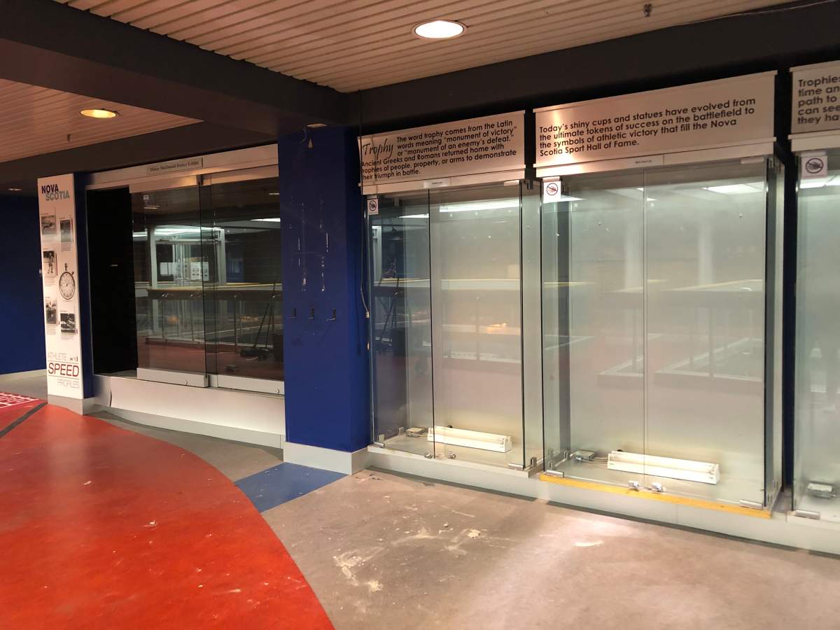 Emptied Nova Scotia Sport Hall of Fame.