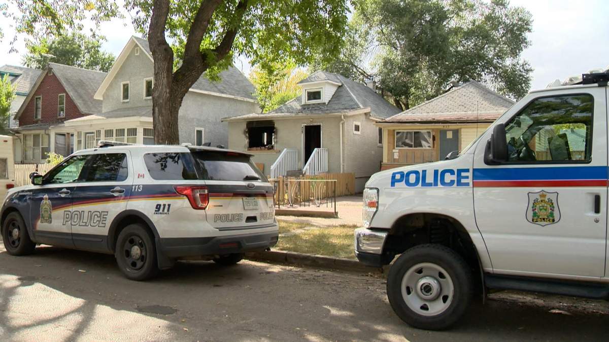 Saskatoon police said they received information on Tuesday that an injured or dead person was at the house in the 400 block of Avenue G South.