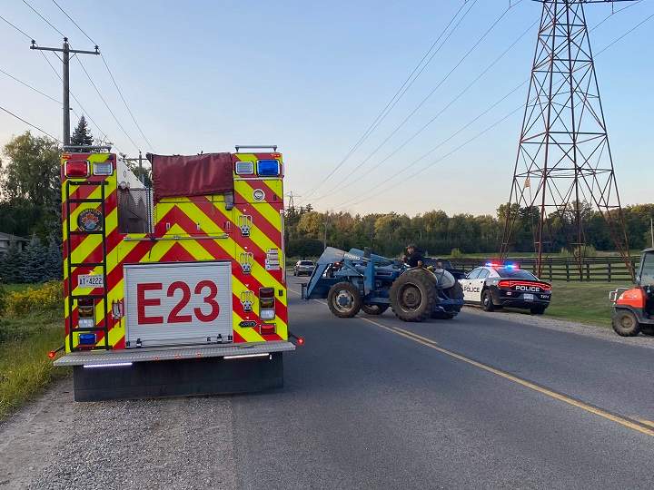 Crews on scene in Flamborough, Ont. following a horseback riding incident.