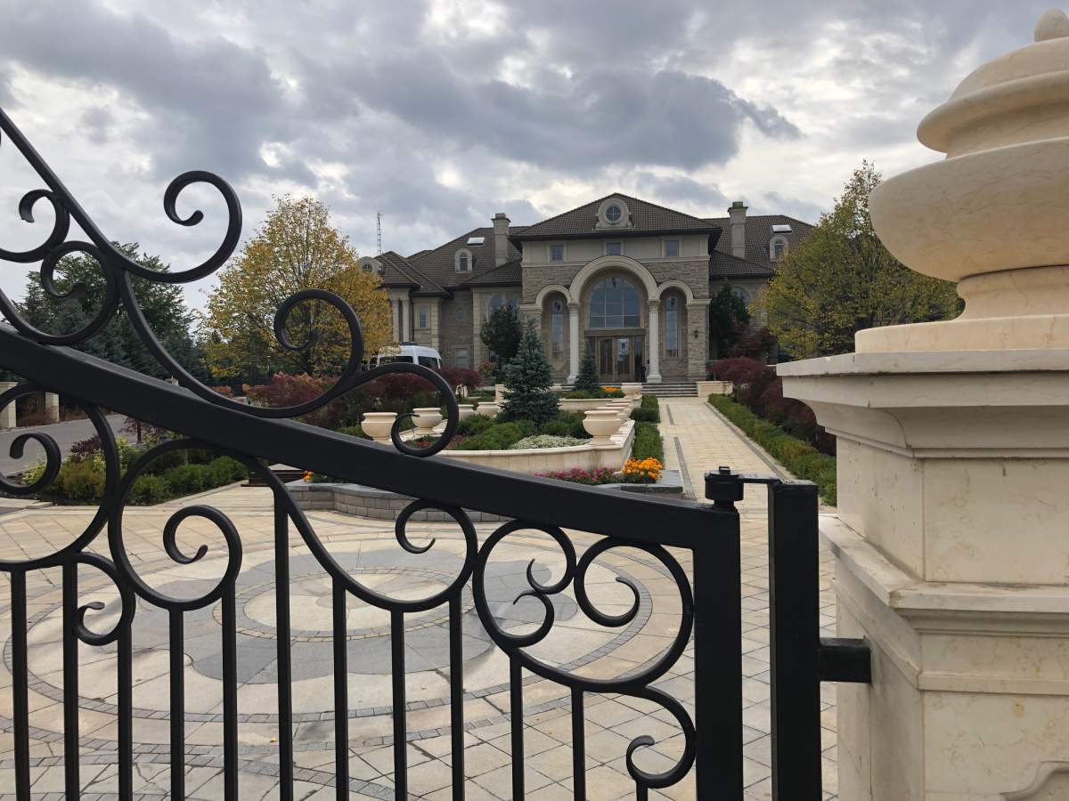 A picture of the house seized