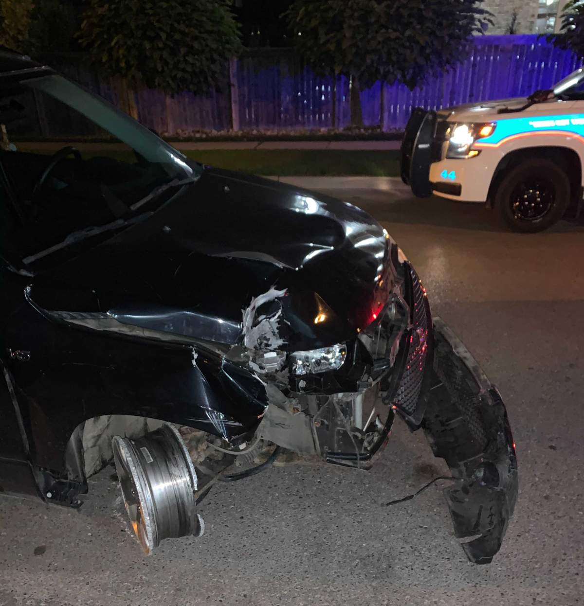 Police have charge a London teen following several collisions late Monday evening.