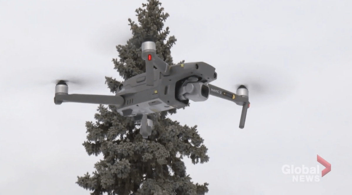Peterborough police used its drone to locate three teenagers reported lost in the woods in Cavan-Monaghan Township.