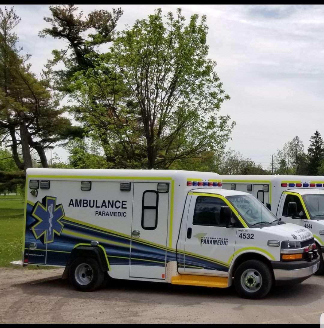 Police say a man brandished a knife at two paramedics on April 22, 2022.