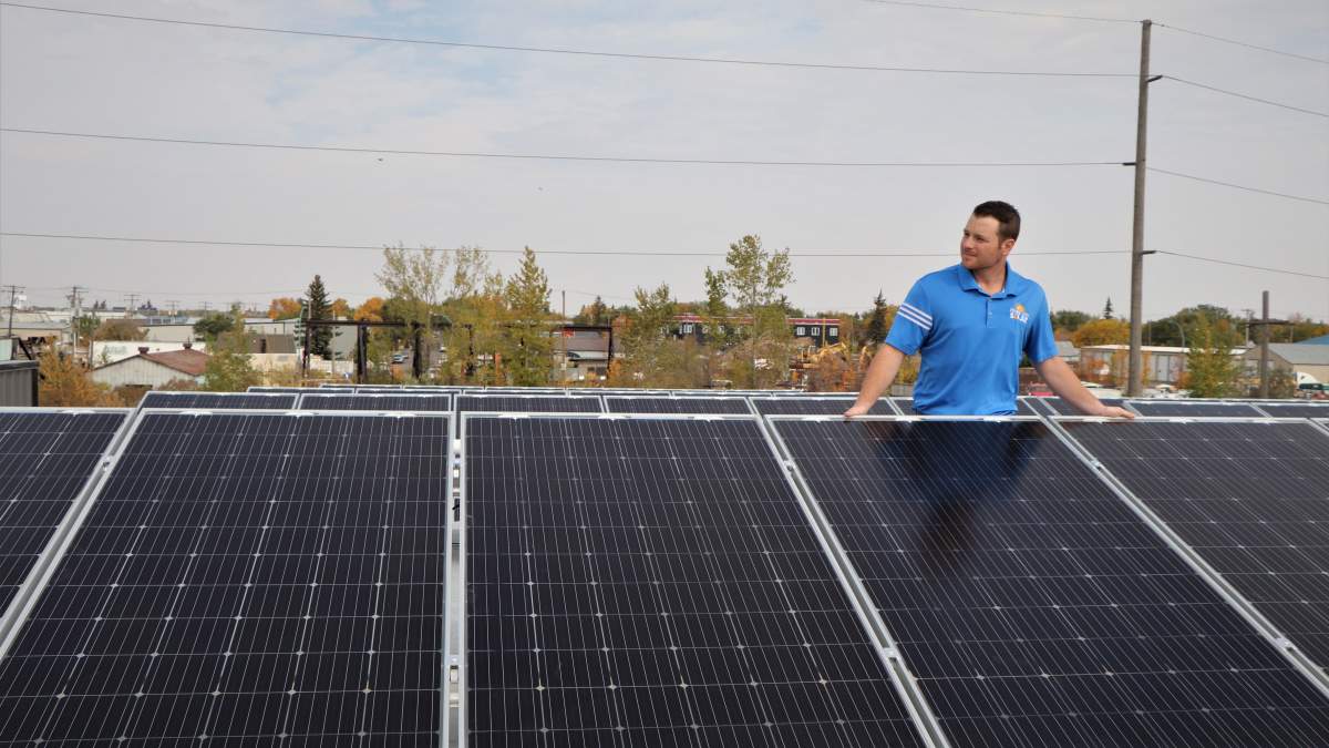 Catlin Schneider with Prairie Sun Solar in Regina says business has transitioned from mostly residential, to mostly commercial, due to the cost of installation repayments