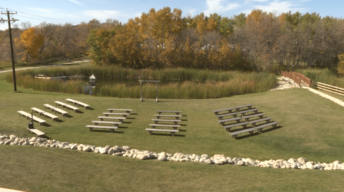 One of Whitetail Meadow\’s outdoor wedding locations in the RM of Ritchot, just south of Winnipeg.