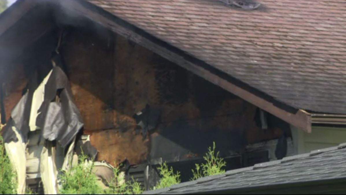 Fire damaged a home in Tsawwassen, B.C.