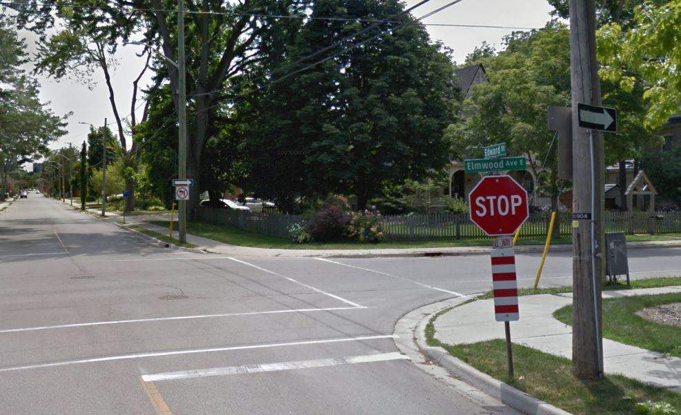 The incident occurred in the area of Elmwood Avenue and Edward Street.
