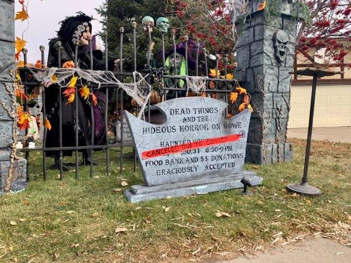 Pat Molloy cancelled his annual haunted house at the Hideous Horror on Howe due to COVID-19.