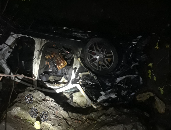 Police released this image of the vehicle involved in the crash in Middlesex Centre on Monday night.