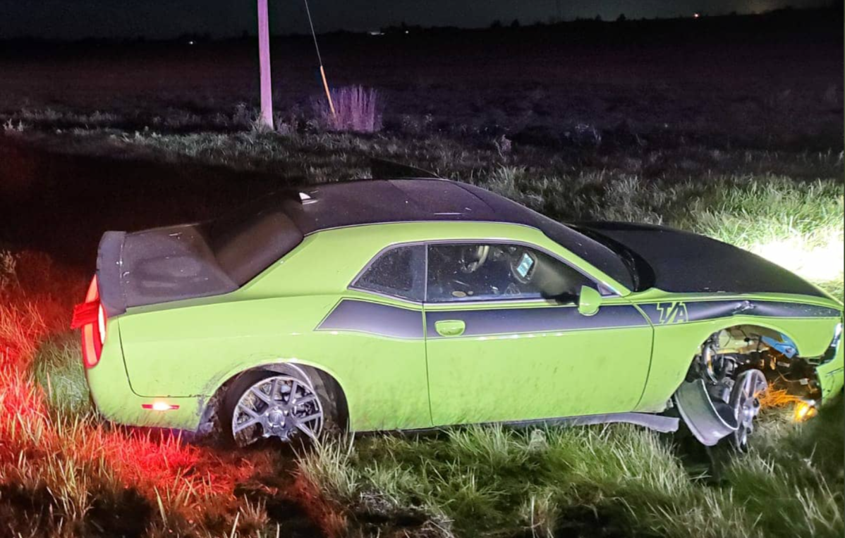 The vehicle police allege was stolen from a south London dealership on Tuesday morning.