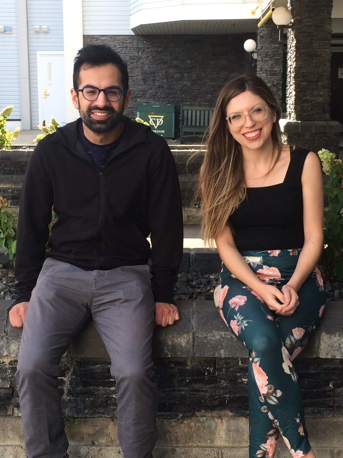 Asad Makhani and Danielle Portnoy