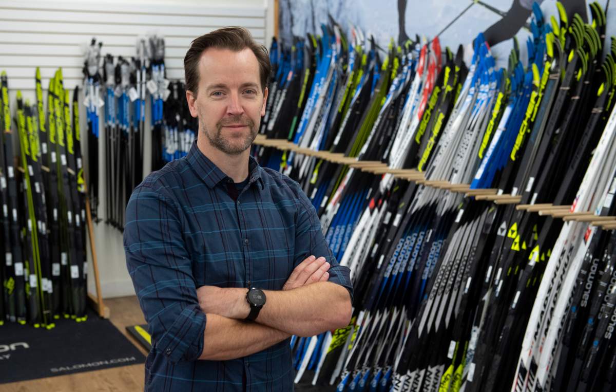 Fresh Air Experience owner Jon Digney poses for a photo in his store Friday October 23, 2020 in Ottawa.