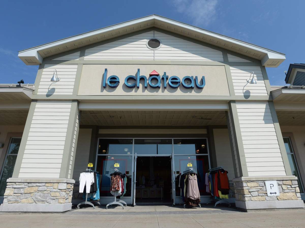 A Le Chateau retail store is shown in Montreal on Wednesday July 13, 2016.