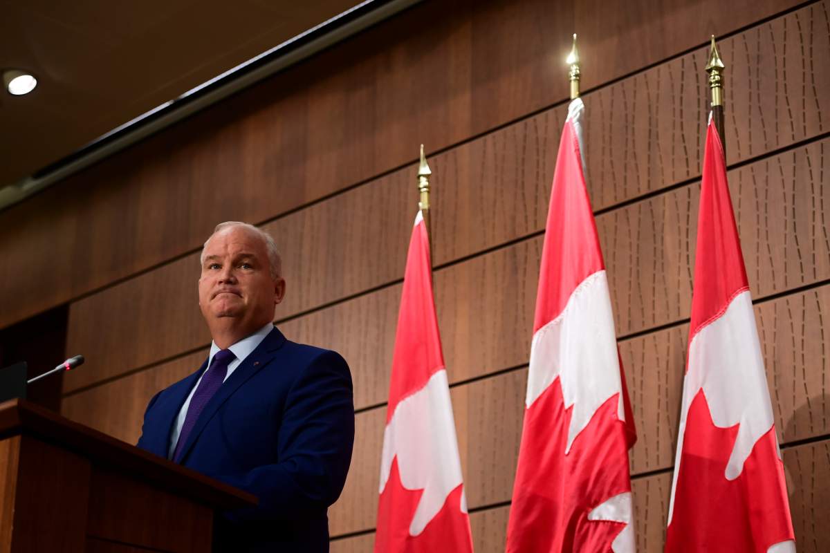 Conservative Leader Erin O'Toole.