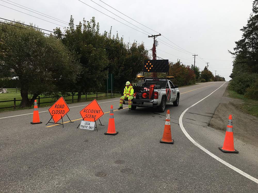 A travel advisory is in effect for Coldstream between Aberdeen and Kalamalka roads because of a police incident.