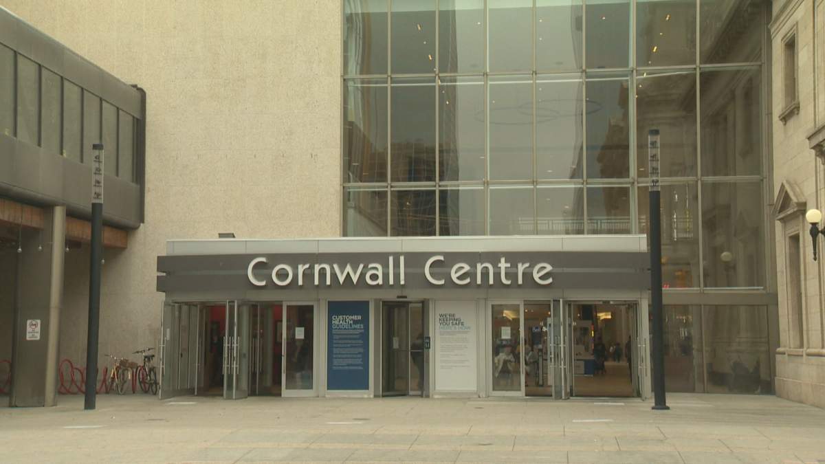 Regina Police Service are on scene at the Cornwall Centre following a bomb threat made Wednesday.