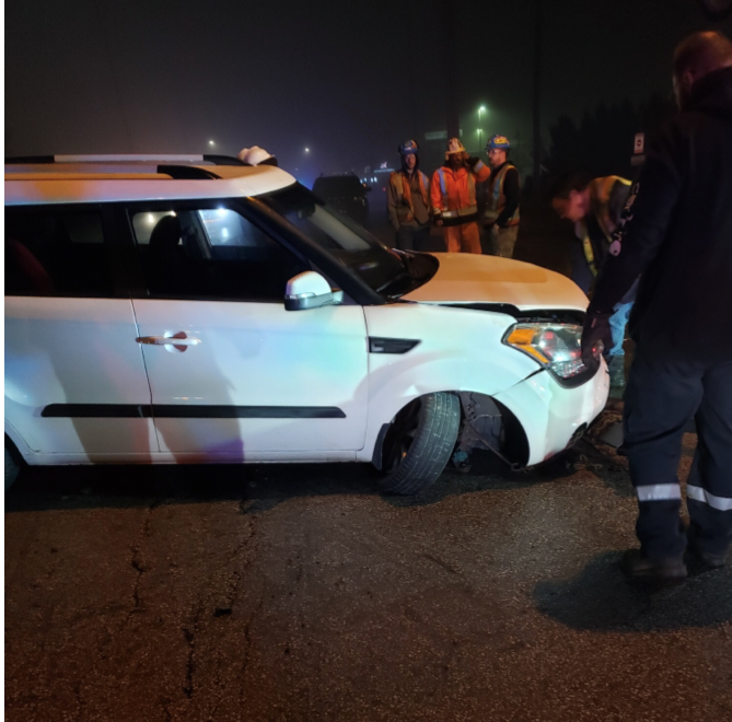 South Simcoe police say they're investigating after an abandoned vehicle was hit by a Go train in Innisfil, Ont., during the early morning hours of Friday.