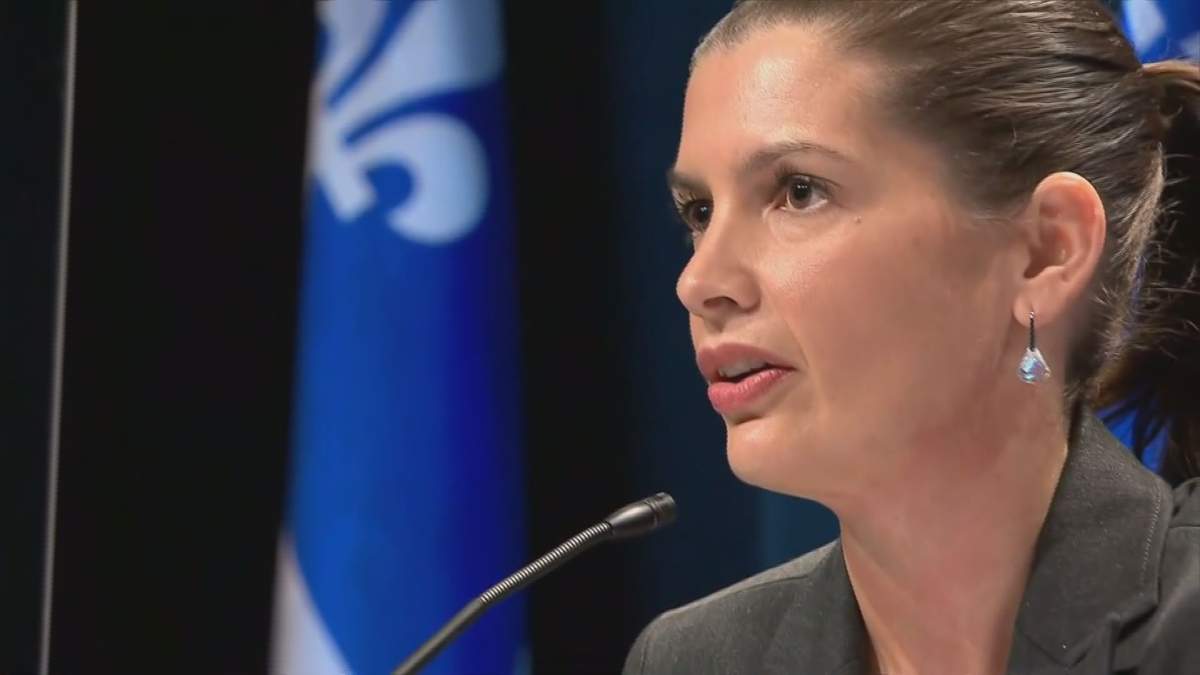 Quebec's Deputy Premier and Minister of Public Security Geneviève Guilbault is pictured on October 20, 2020.