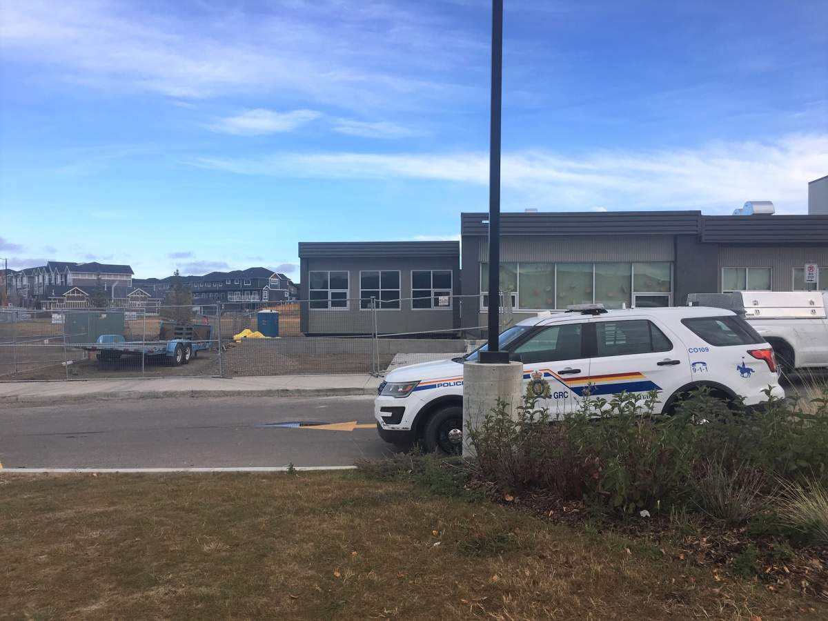 RCMP investigate a job site fatality at RancheView School in Cochrane, Alta. 