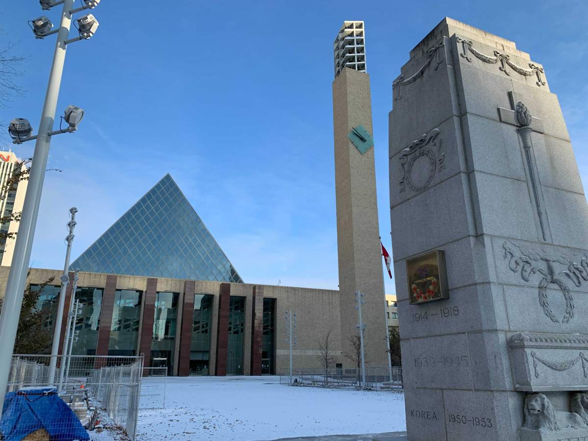 Edmonton City Hall pictured on Tuesday, Oct. 20, 2020.