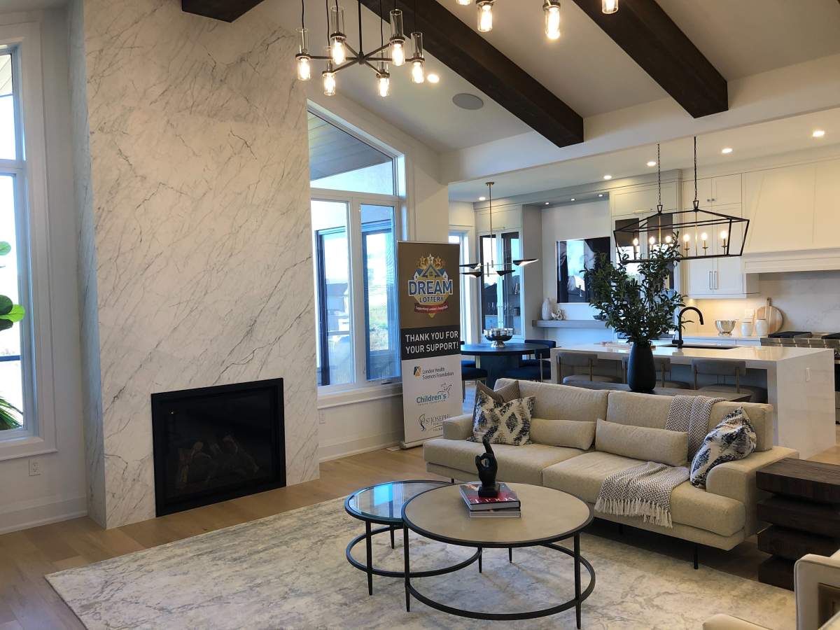 One of the grand prize options is this dream home at 20 Edgeview Cres. inKilworth, Ont.