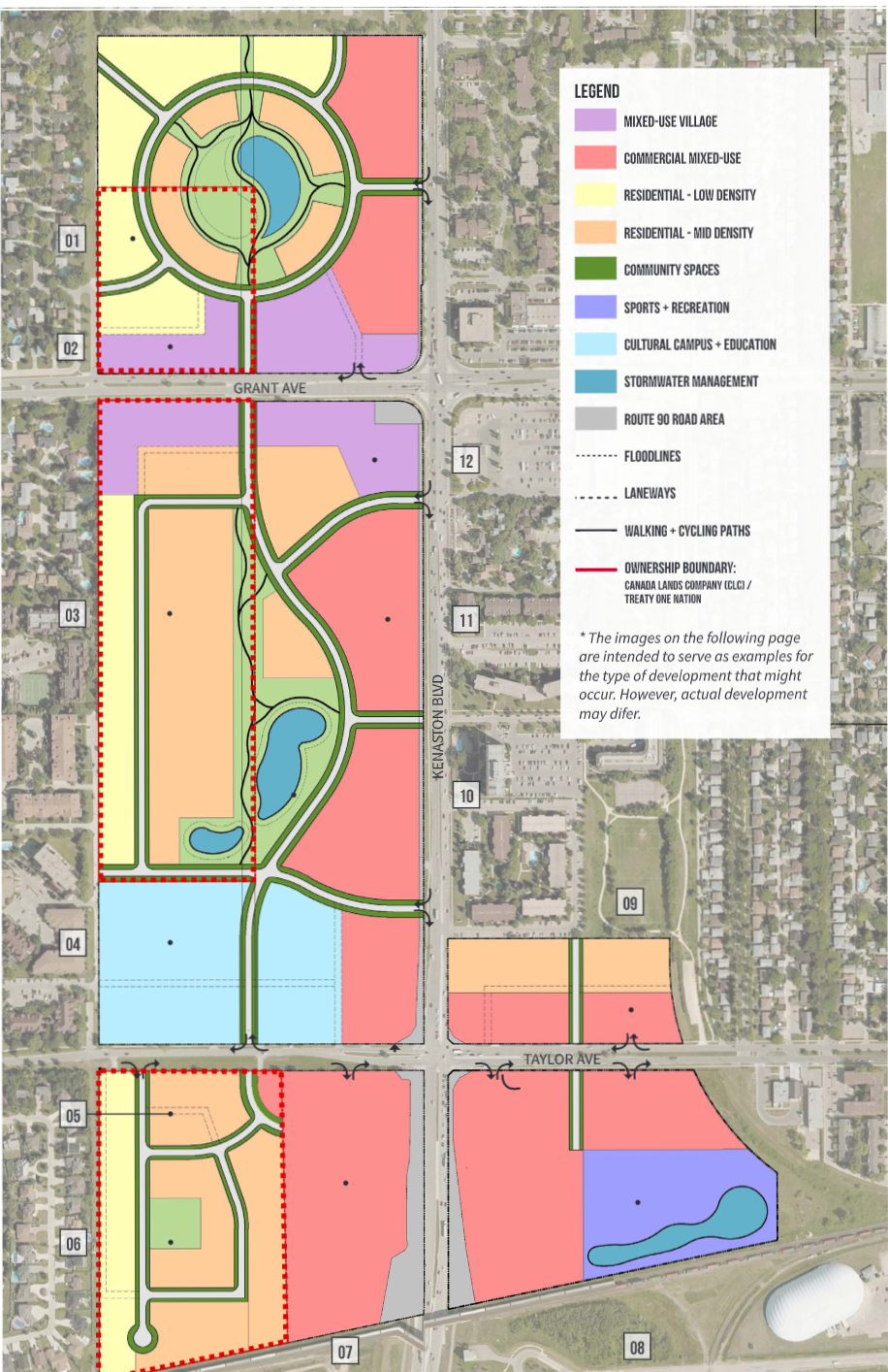 The preferred plan for the Kapyong Barracks development.