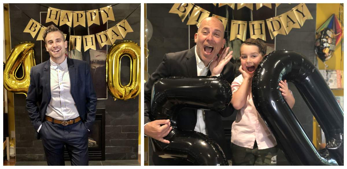The Barone-Nelson family was supposed to celebrate milestone birthdays with a family vacation but instead marked the occasions at home.