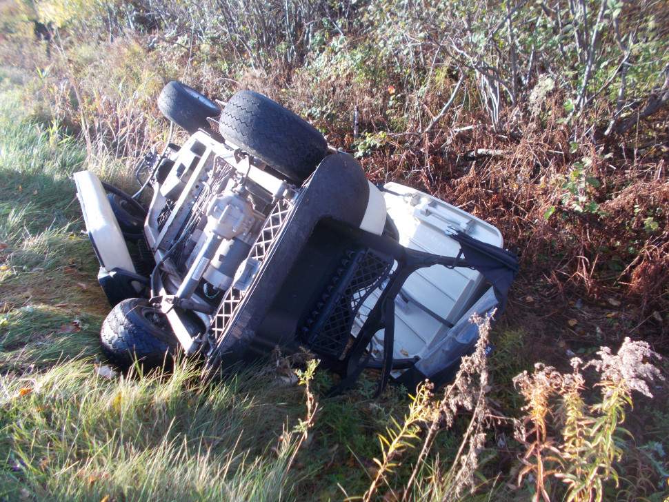 Twelve golf carts ewre stolen and damaged after a group broke into the Mill River golf cart shed on Oct. 22. 