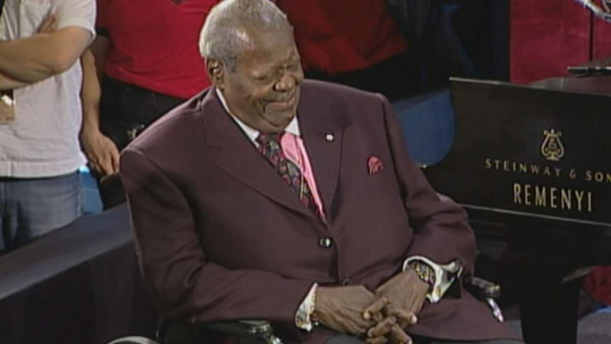 File photo of Oscar Peterson.