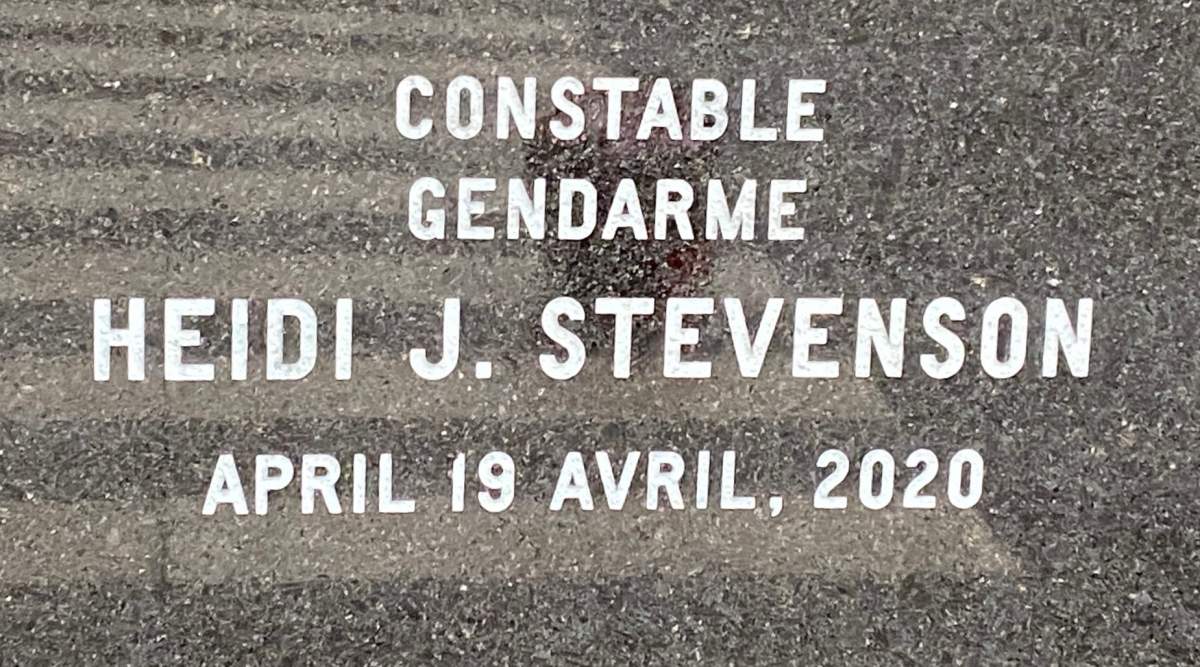 The Nova Scotia RCMP has unveiled the name of Const. Heidi Stevenson who was killed during the Nova Scotia mass shooting in April. 