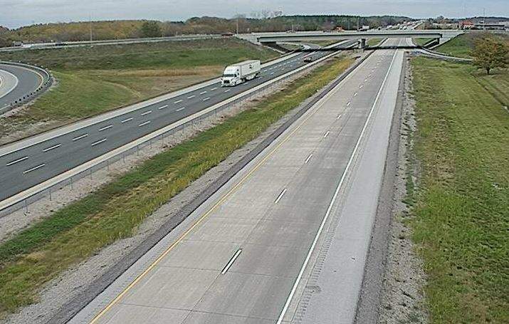 A section of Hwy 401 near Communication Road in Chatham-Kent as seen on Oct. 26, 2020.