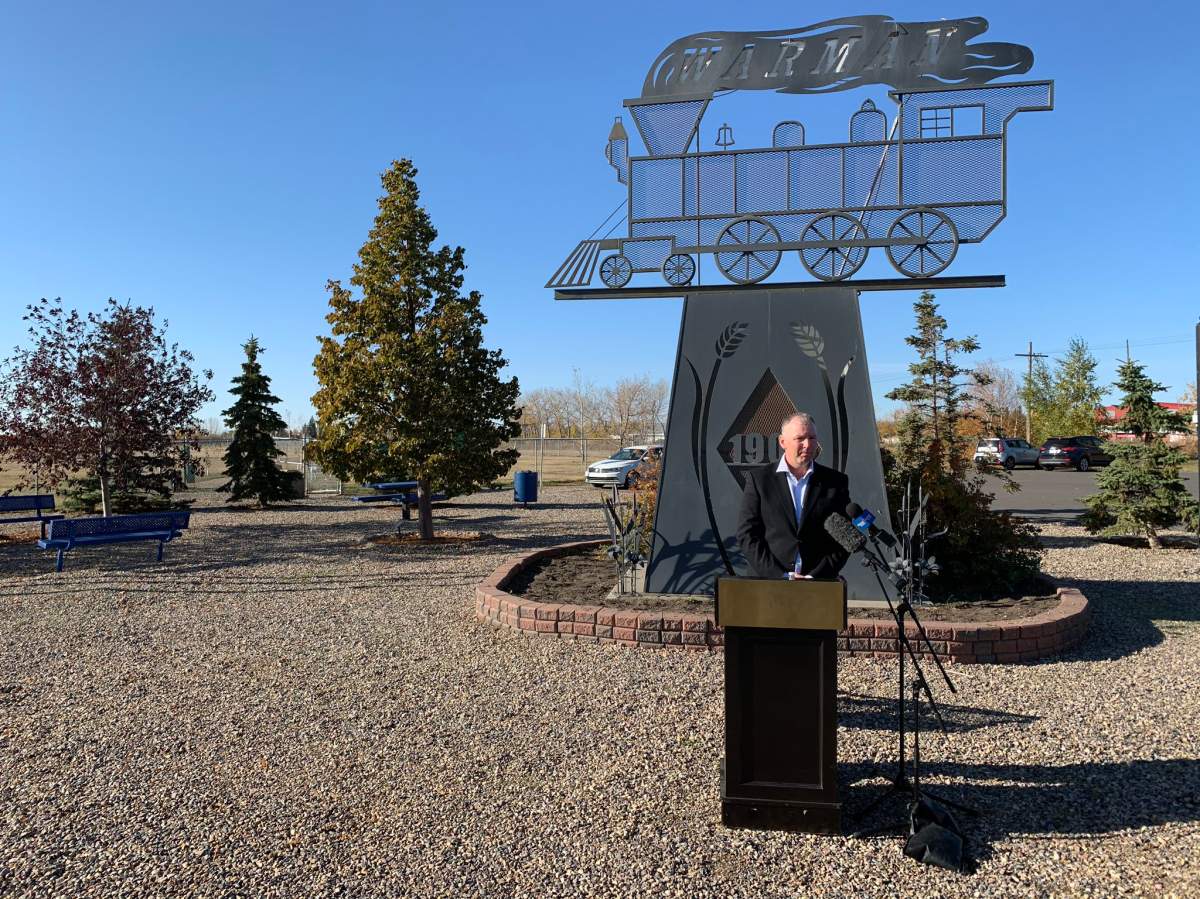 Buffalo Party of Saskatchewan leader Wade Sira released the party's platform ahead of the Oct. 26 election.
