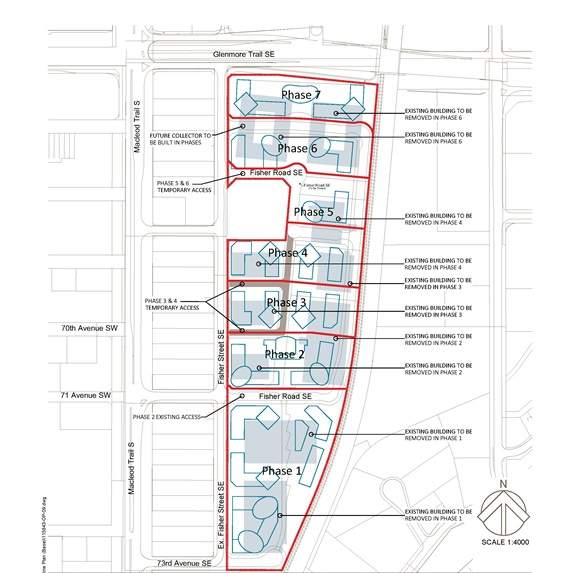 Midtown Station would be built in phases, taking approximately 25 years to complete.